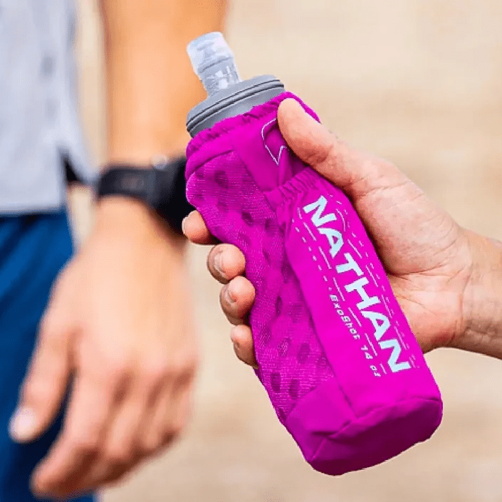 Handheld Nathan Sports soft flask