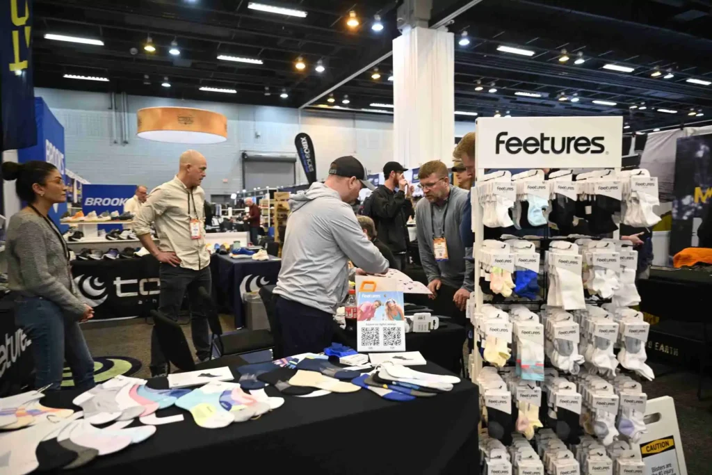 Tri 2B Fit Booth at Atlanta Shoe Market